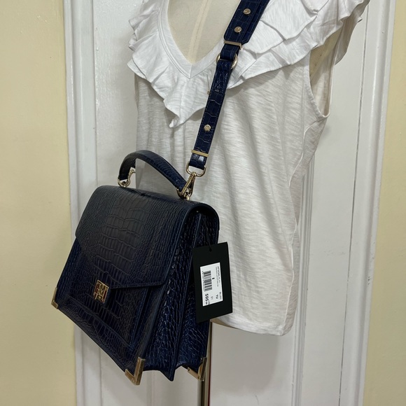 The Kooples MAXI Crocodile-effect Emily Bag - Picture 11 of 16